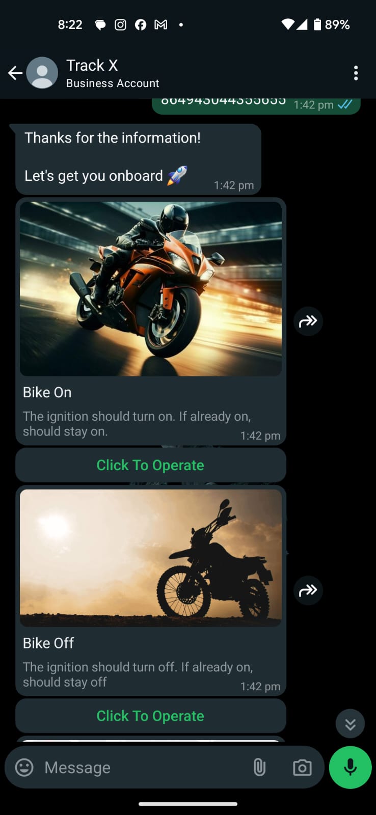 TrackX – WhatsApp Vehicle Tracking & Control System gallery