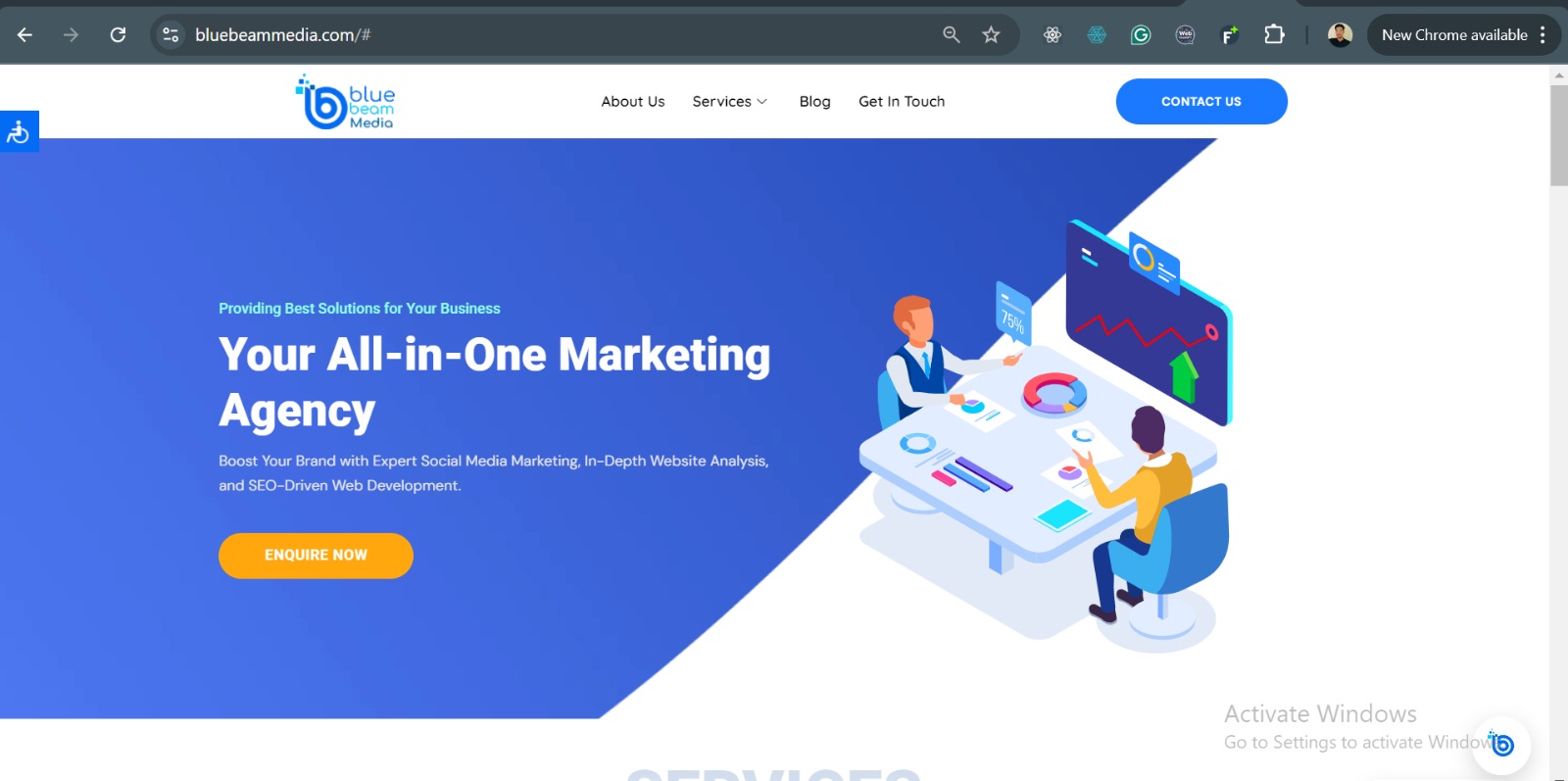 BLU – AI Digital Marketing Bot gallery